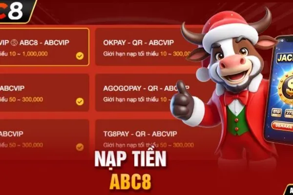 Hướng Dẫn Nạp Tiền ABC8